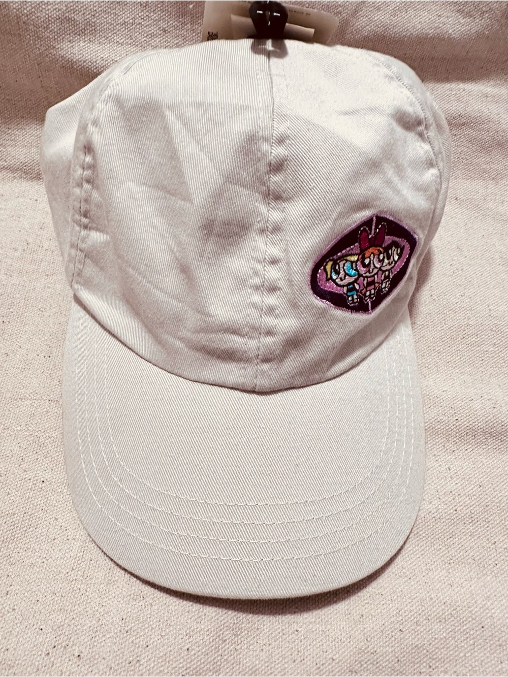 Cartoon Network | Cap Light Beige Baseball Cap with Powerpuff Girls Patch